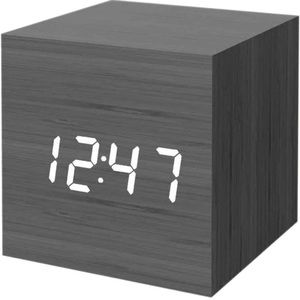 LED Light Mini Modern Cube Alarm Time Temperature